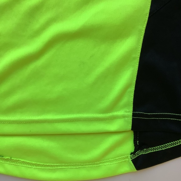 LE COQ SPORTIF Black and Neon Yellow Cycling Jersey - Picture 10 of 13